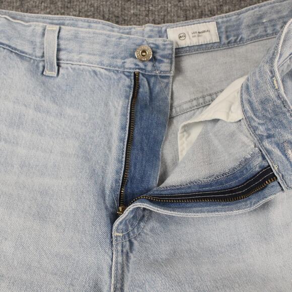 Adriano Goldshmied Jeans Women 32 Mercer Cuffed High Rise Barrel Wide Leg Baggy - Picture 8 of 16